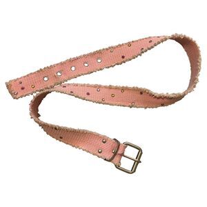 Vintage Y2K Pink Rhinestone Belt